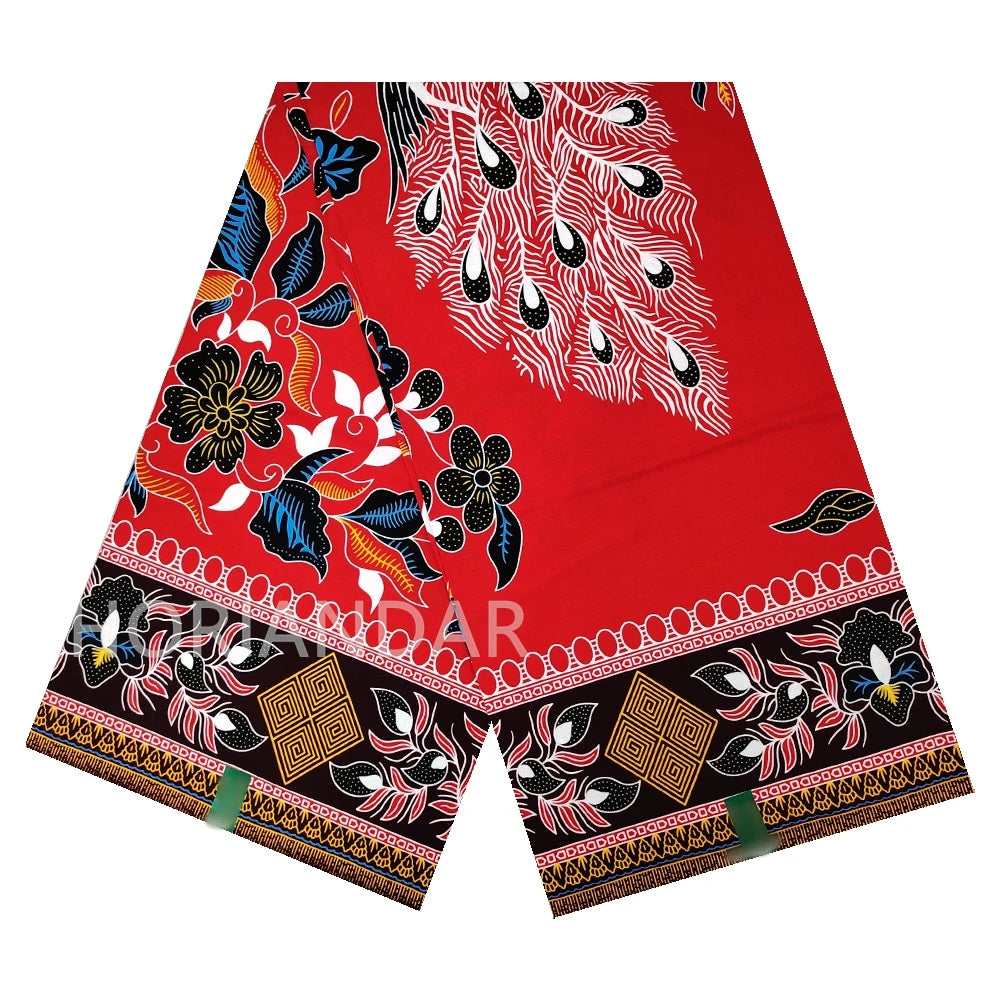 Veritable Dutch Hollandais Fabric Quality Printed Guaranteed Original African Fabric for Dress 100% Cotton Real Wax