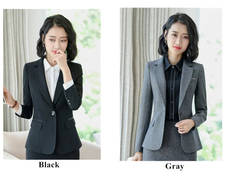 Crisluvᵀᴹ Women’s Elegant Office Blazer – Formal Work Jacket Outerwear