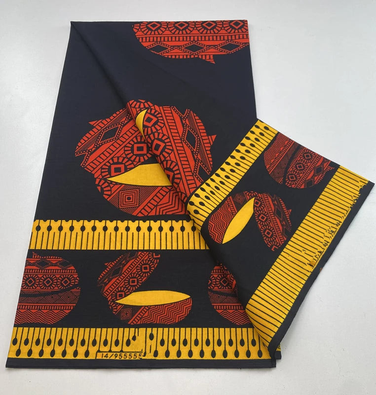 100% Cotton Batik Nigeria Women Style Ankara Wax Fabric Soft Pagne 2025 New Guaranteed Veritable African Real Wax Prints Fabric