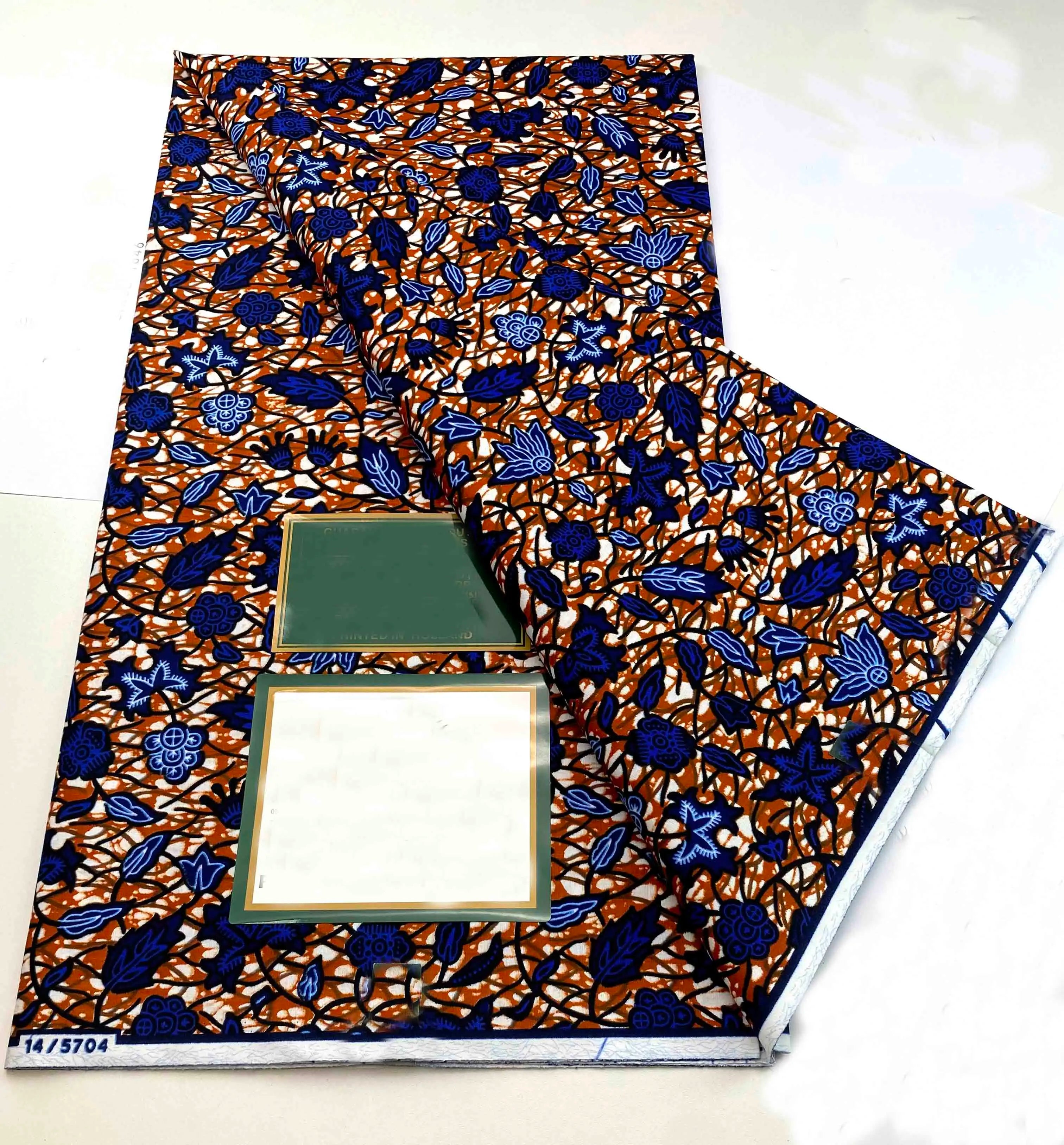 100% Cotton Batik Nigeria Women Style Ankara Wax Fabric Soft Pagne 2025 New Guaranteed Veritable African Real Wax Prints Fabric