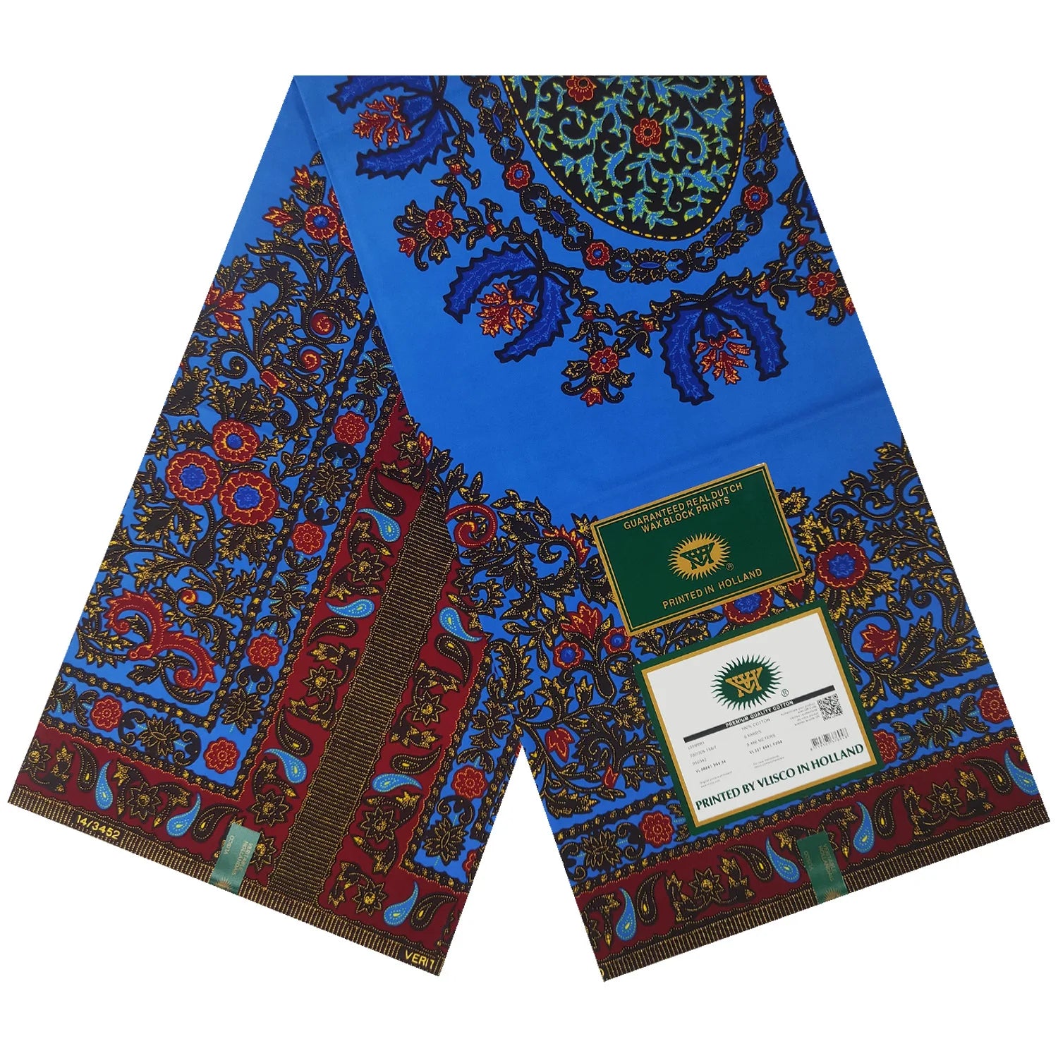 100% Cotton Latest Ankara Wax Fabric High Quality African Wax Print Soft Guaranteed Veritable Real Dutch Pagne for Dresses