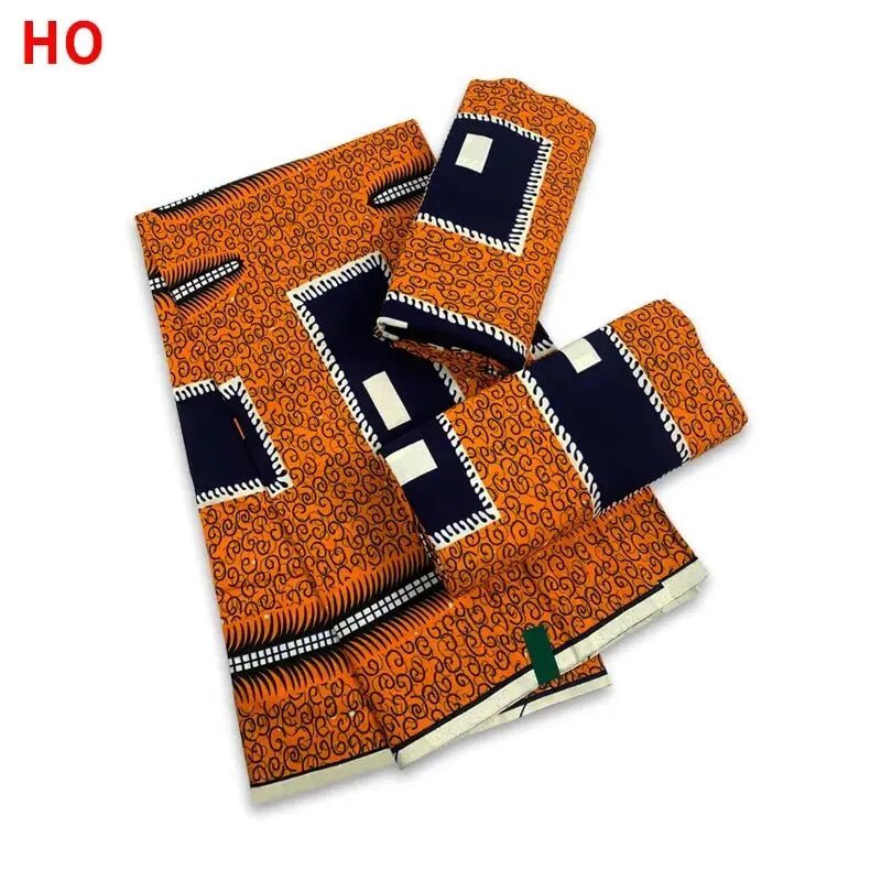 Print Guaranteed Veritable Ankara African Real Wax Fabric Soft Pagne for Dress New Arrival High Quality Original 100% Cotton