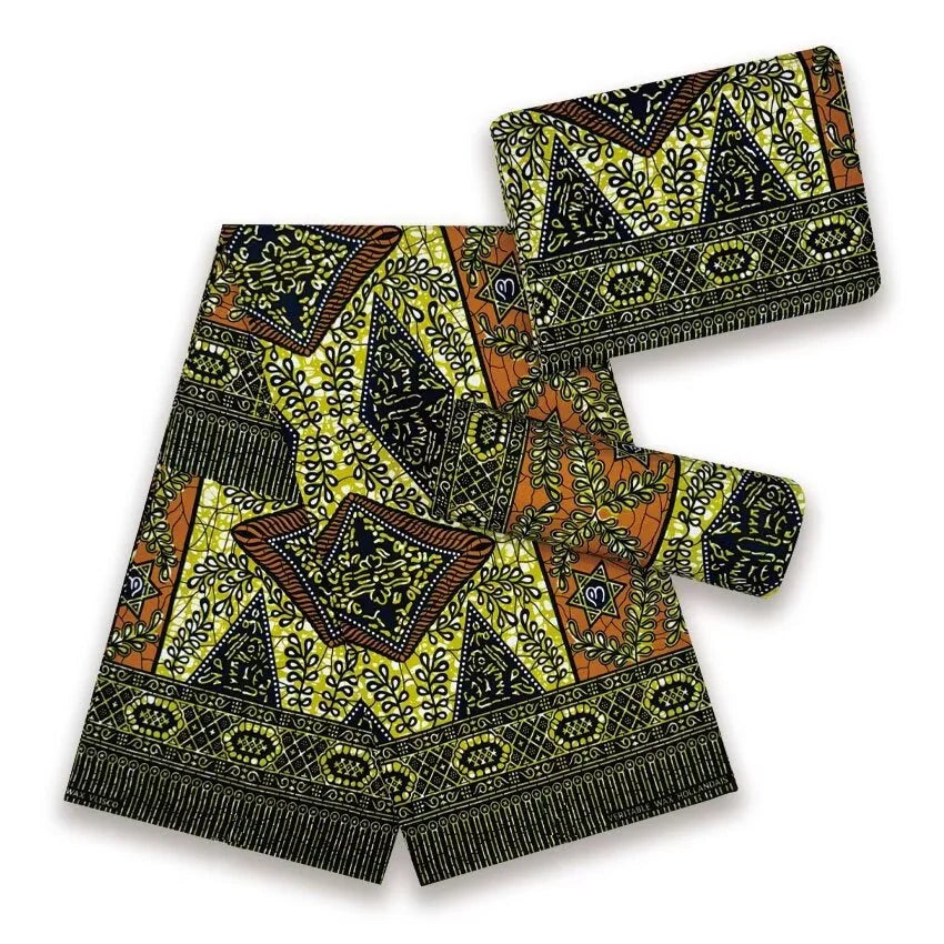 Print Guaranteed Veritable Ankara African Real Wax Fabric Soft Pagne for Dress New Arrival High Quality Original 100% Cotton