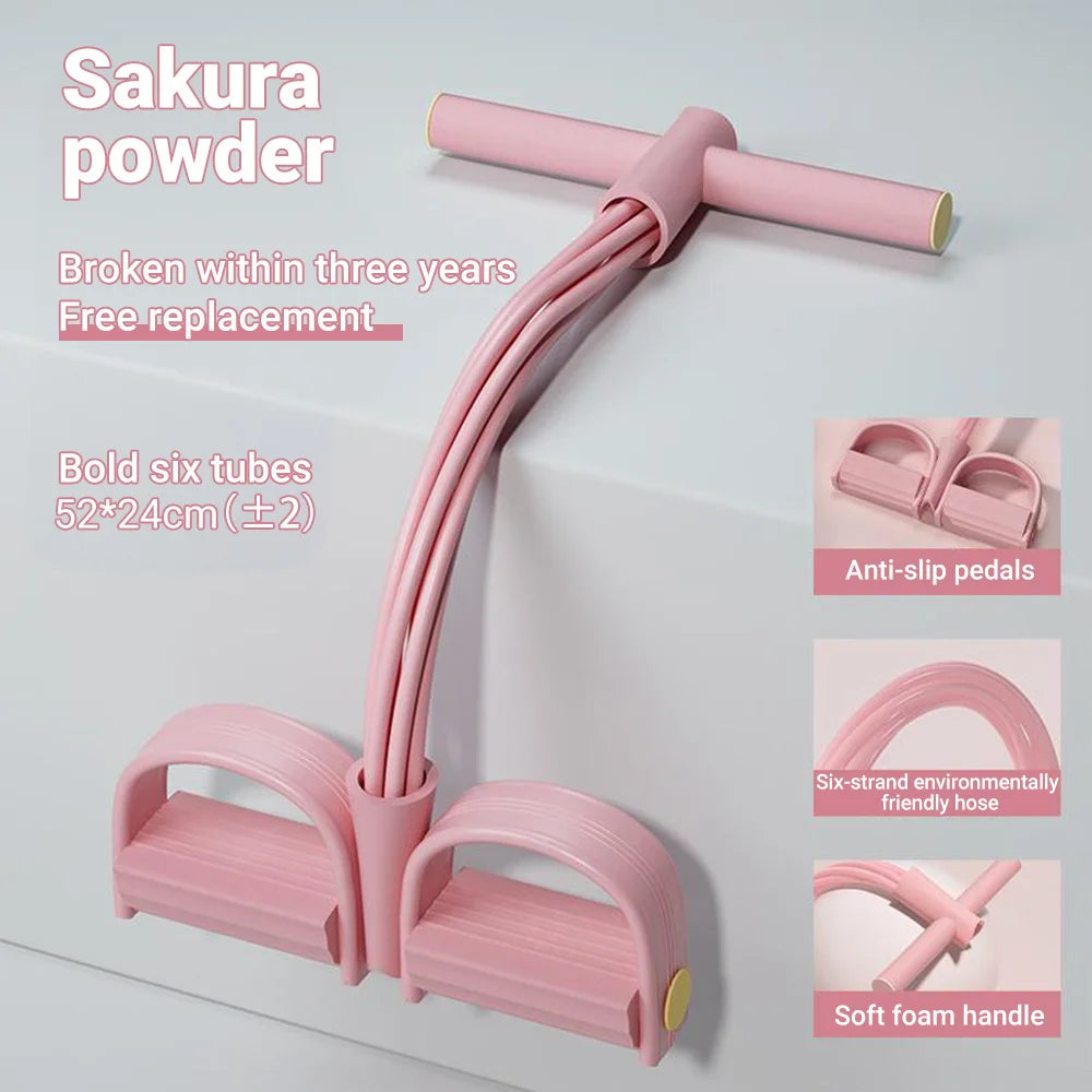 Crisluv 6-Tube Pedal Resistance Bands