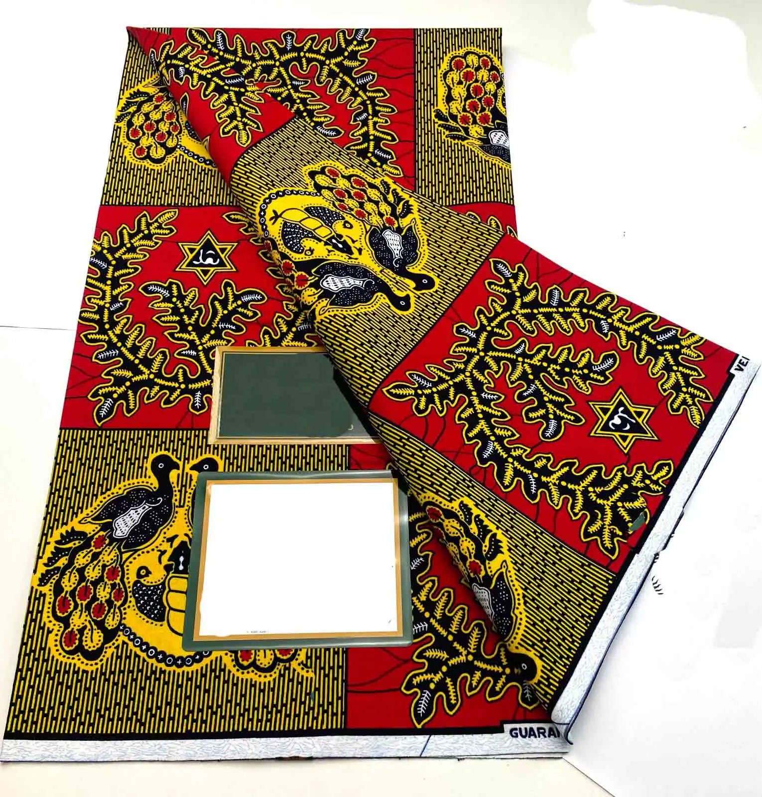 100% Cotton Batik Nigeria Women Style Ankara Wax Fabric Soft Pagne 2025 New Guaranteed Veritable African Real Wax Prints Fabric