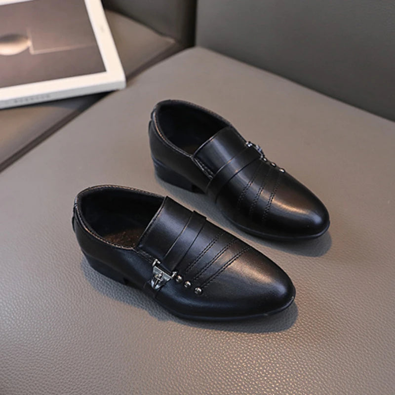 Spring Autumn Boy Leather Shoe Fashion Causal Children&