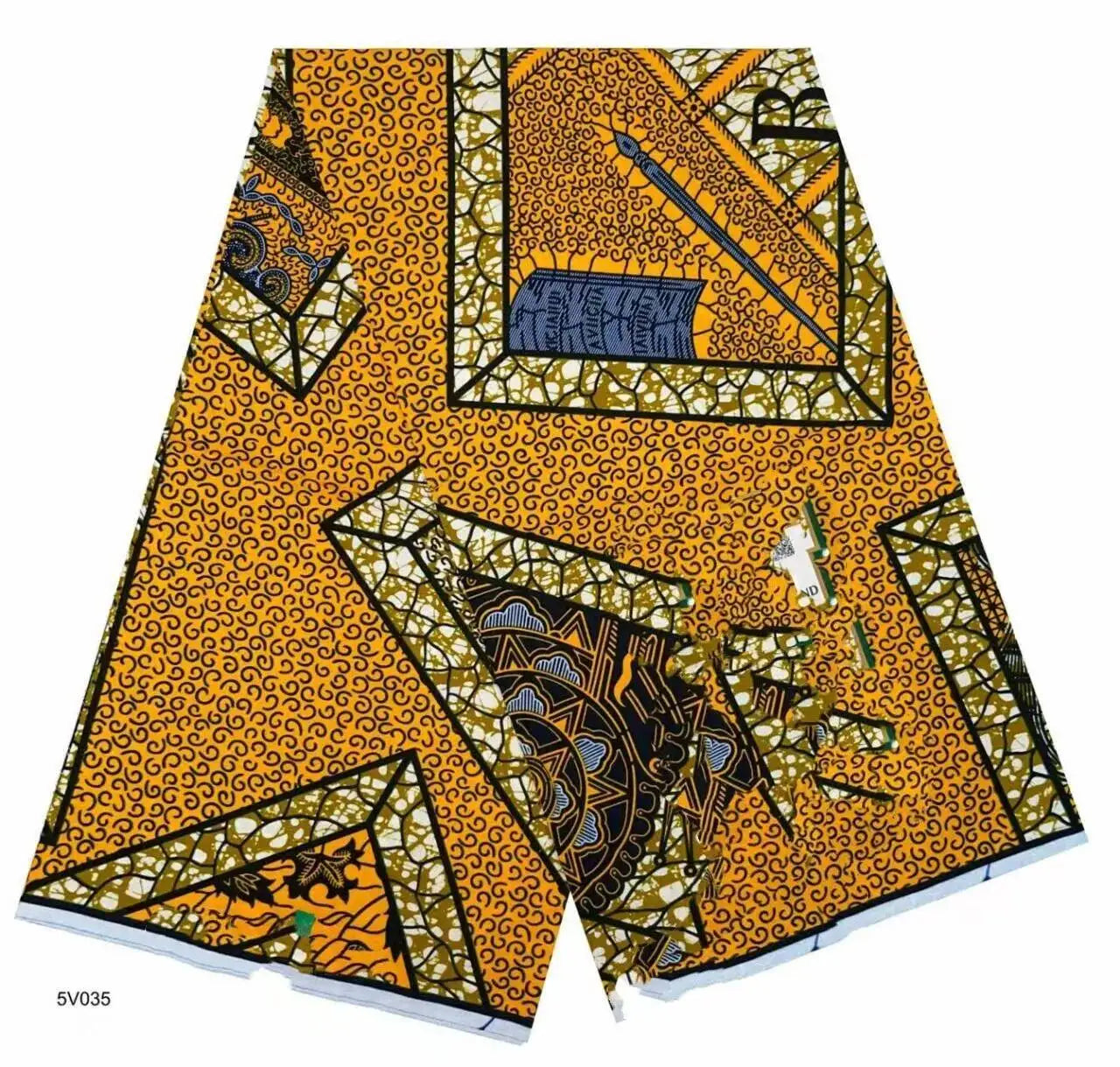 Latest Style Ankara Wax Print Fabric High Quality African Wax Fabric 100% Cotton Soft African Guaranteed Veritable Real Wax