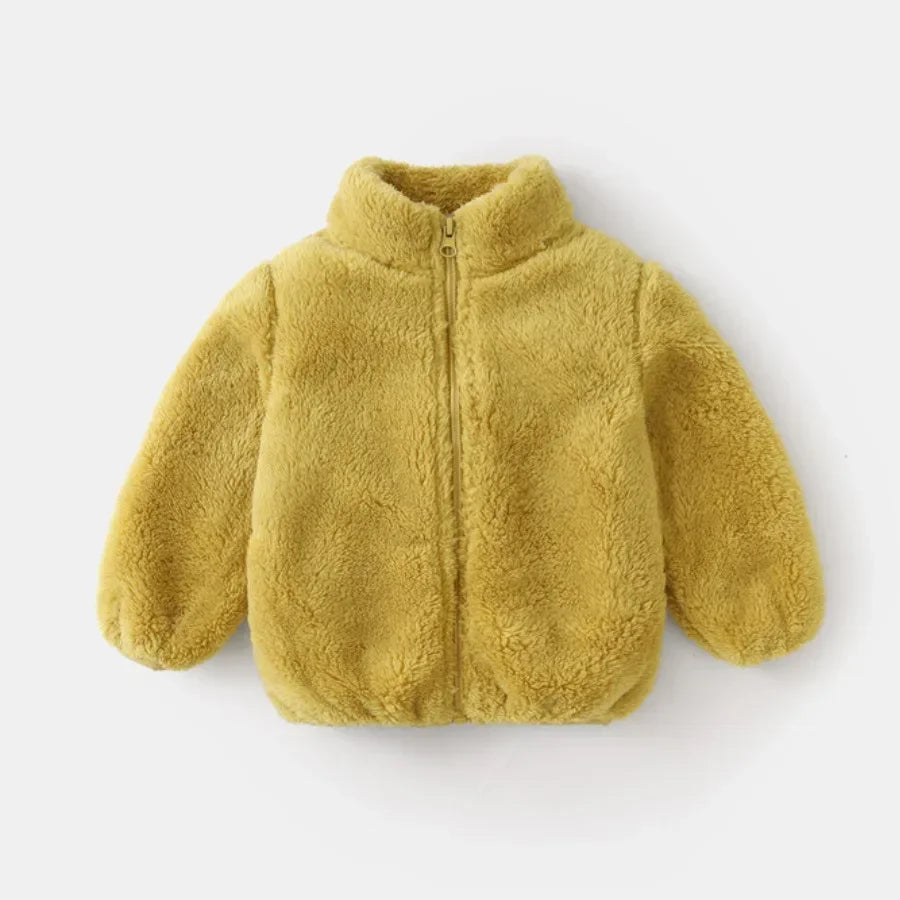 Crisluvᵀᴹ Kids Winter Fleece Jacket – Warm Boys & Girls Outerwear Coat