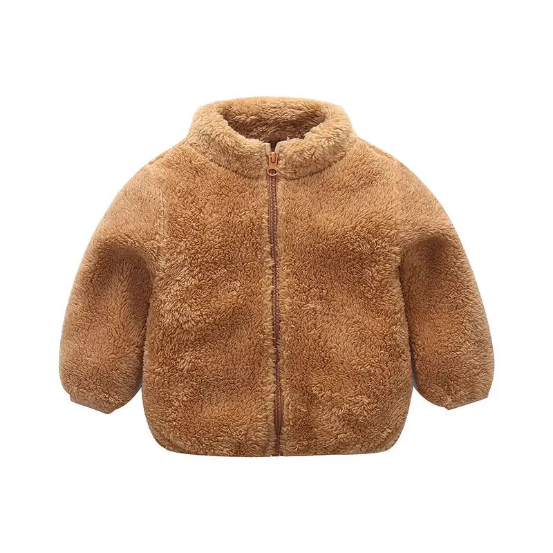 Crisluvᵀᴹ Kids Winter Fleece Jacket – Warm Boys & Girls Outerwear Coat