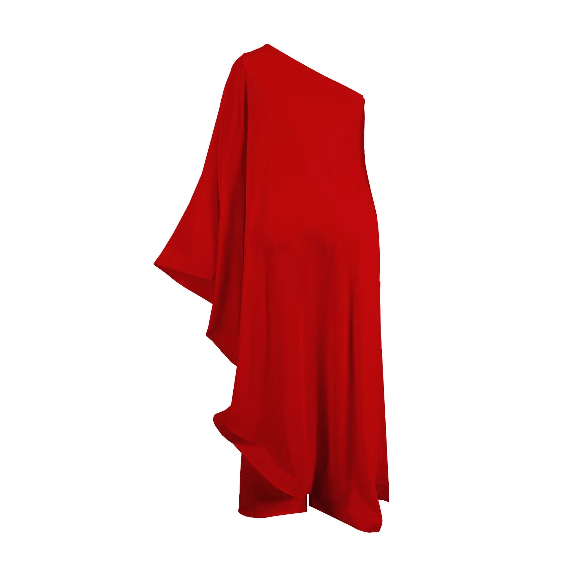 Crisluvᵀᴹ One-Shoulder Ruffle Sleeve Women’s Jumpsuit Elegant Slim Fit Aysmmetric Fashion Autumn