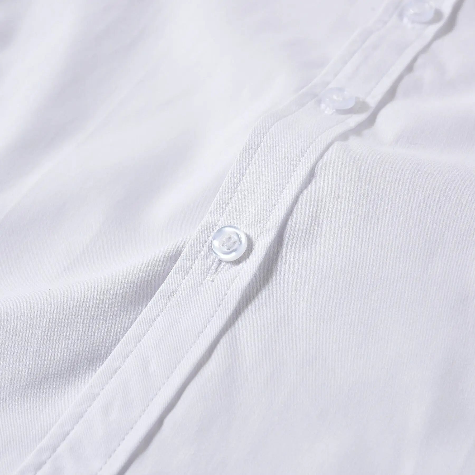 Children Long Sleeve White School Uniform Shirt