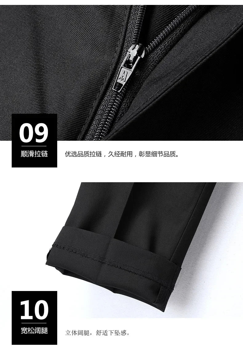 Crisluvᵀᴹ Men’s 8XL Business Suit Set – Slim Fit Blazer & Pants