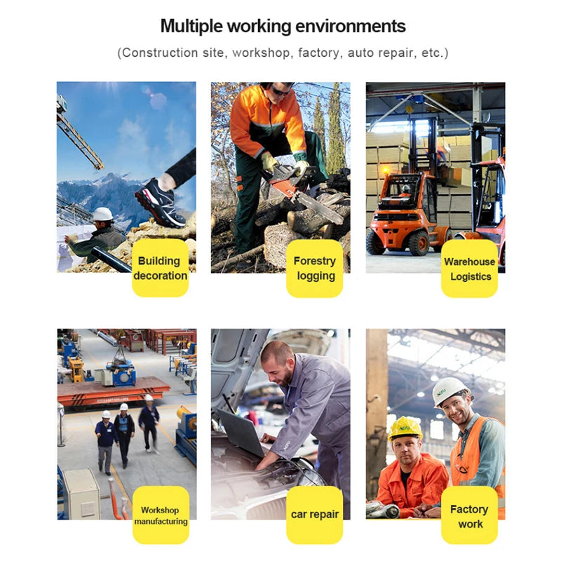 Rotating Button Unisex Safety Shoes Men For Work Sneakers Shoes Puncture-Proof Protective Women Shoes Steel Toe Work footwear