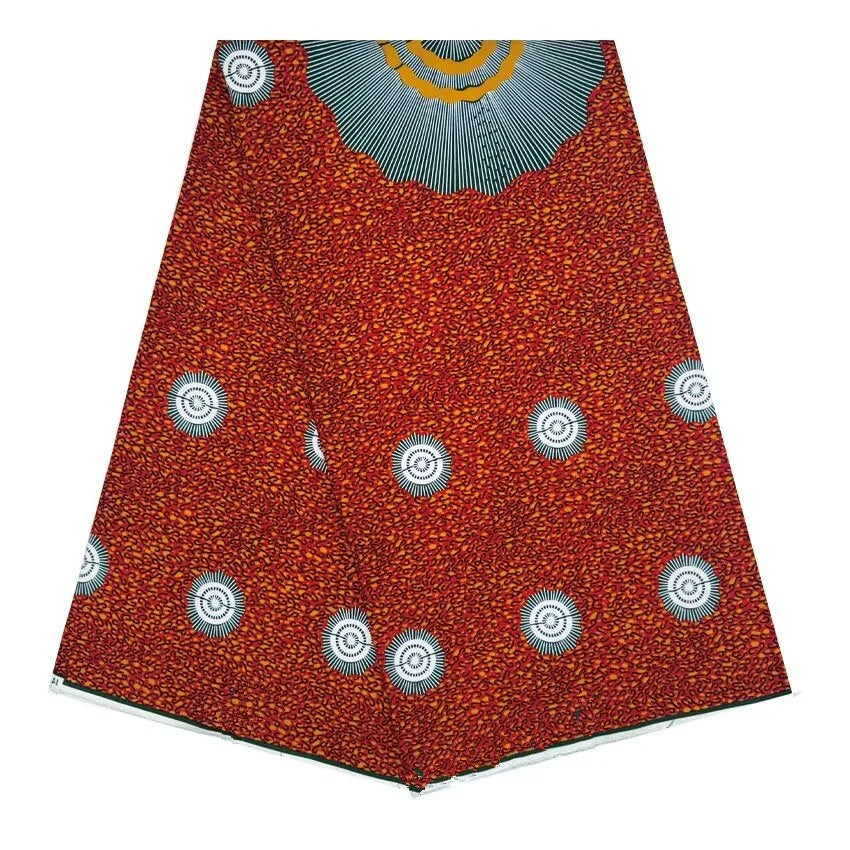 Print Guaranteed Veritable Ankara African Real Wax Fabric Soft Pagne for Dress New Arrival High Quality Original 100% Cotton