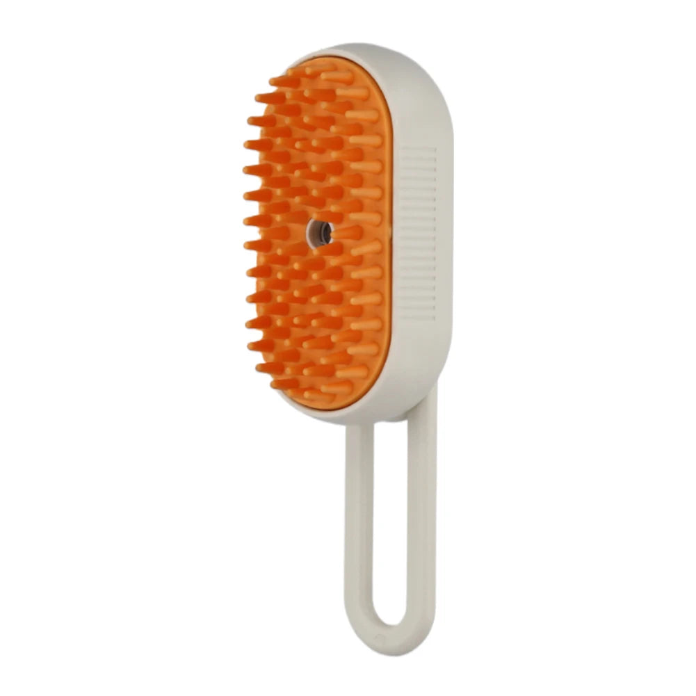 Crisluvᵀᴹ 3-in-1 Pet Steam Brush – USB Rechargeable Cat & Dog Grooming Comb