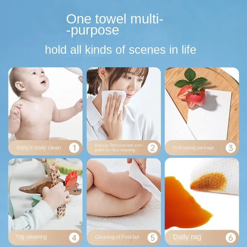 Baby Cotton Soft Towel Plain Weave 80 Disposable