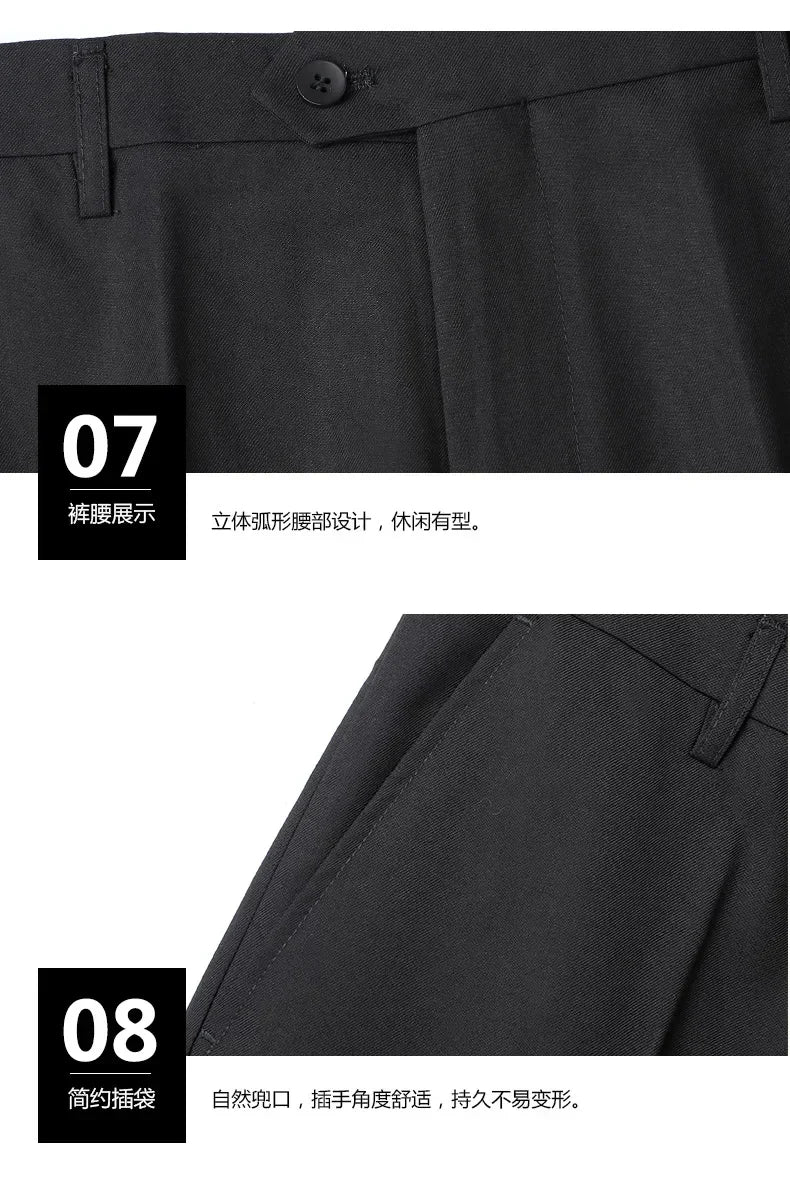 Crisluvᵀᴹ Men’s 8XL Business Suit Set – Slim Fit Blazer & Pants