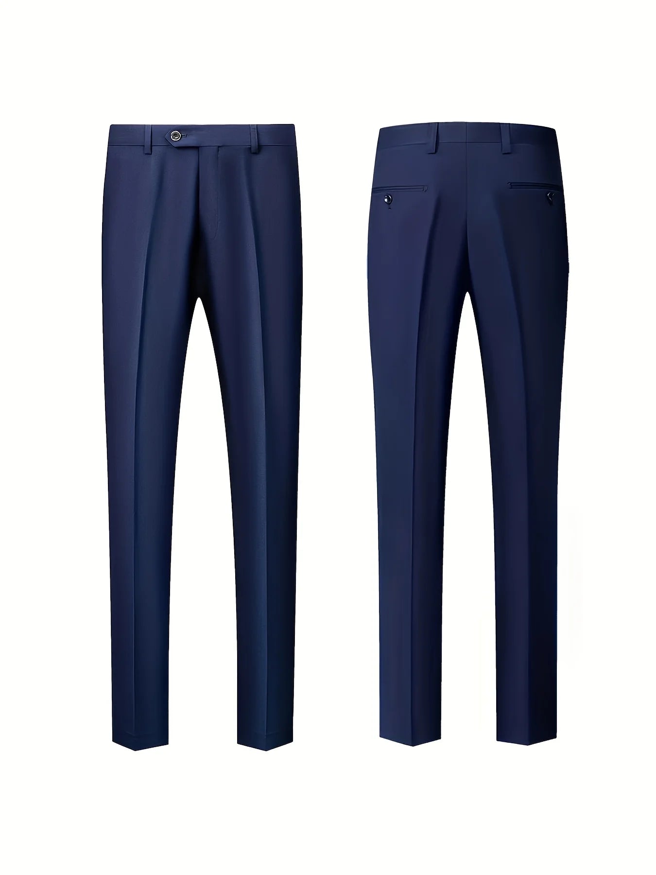 Men’s 3-Piece Suit Set – Jacket, Vest & Pants for Weddings & Formal Events