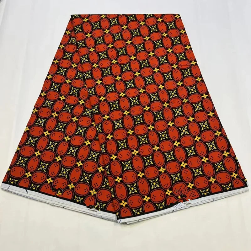 Print Guaranteed Veritable Ankara African Real Wax Fabric Soft Pagne for Dress New Arrival High Quality Original 100% Cotton