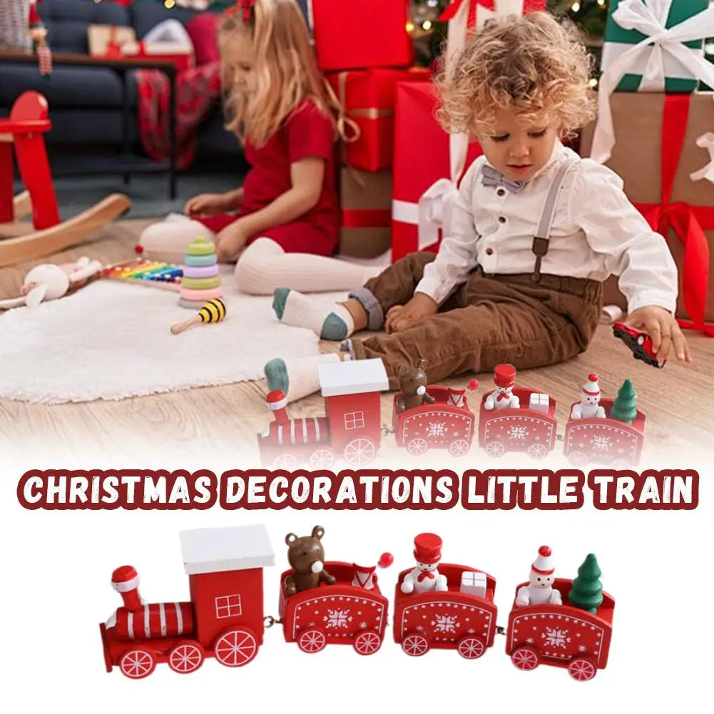 Christmas Train Merry Christmas Decorations For Home 2025 Cristmas Ornament Xmas Navidad Noel Gifts Happy New Year 2026 Gifts