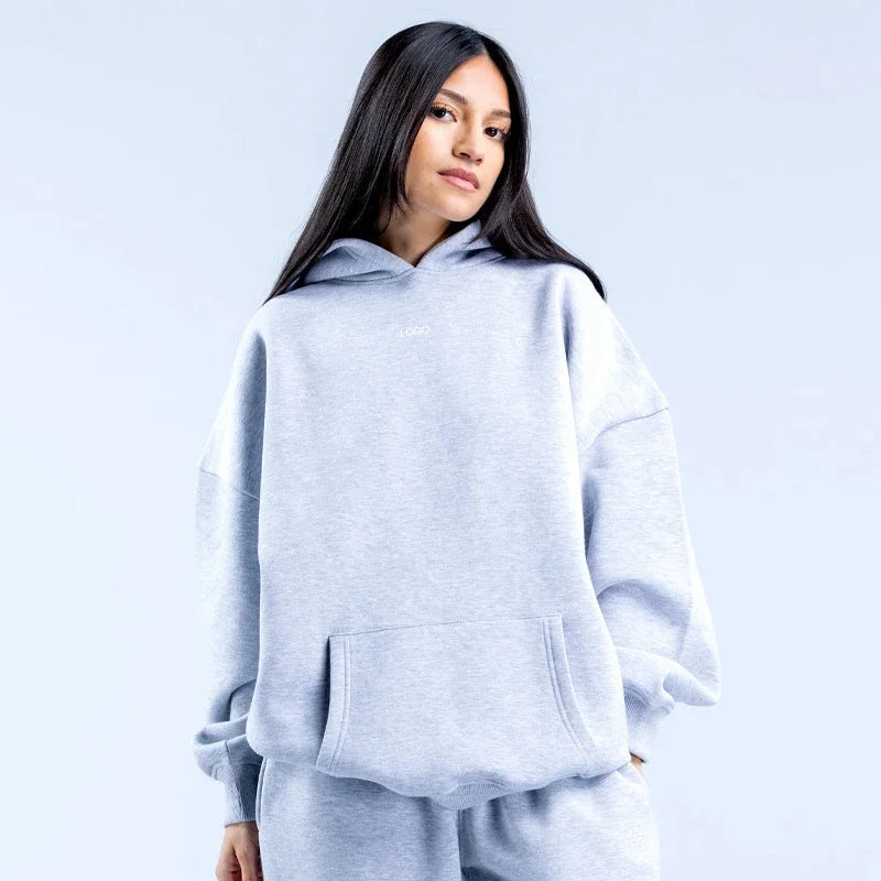 Crisluvᵀᴹ Women’s Casual Yoga Hoodie & Elastic Sports Pants Warm Set