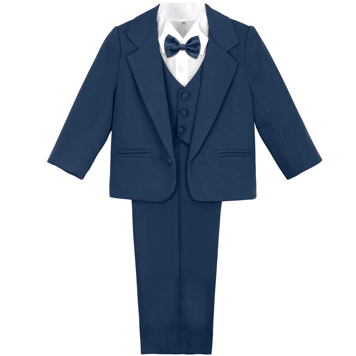 Baby Boy Tuxedo Suit – Infant Formal Wedding & Birthday Gentleman Outfit