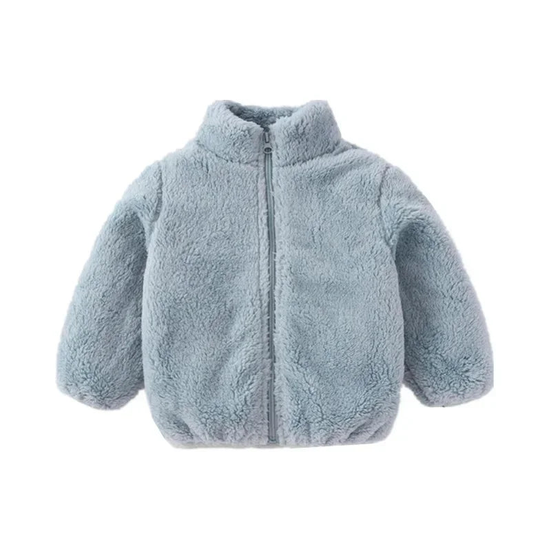 Crisluvᵀᴹ Kids Winter Fleece Jacket – Warm Boys & Girls Outerwear Coat