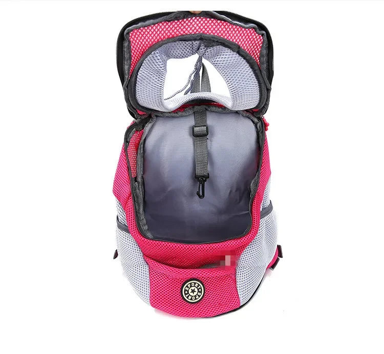 Crisluvᵀᴹ Double-Shoulder Pet Carrier Backpack – Breathable Travel Dog Bag