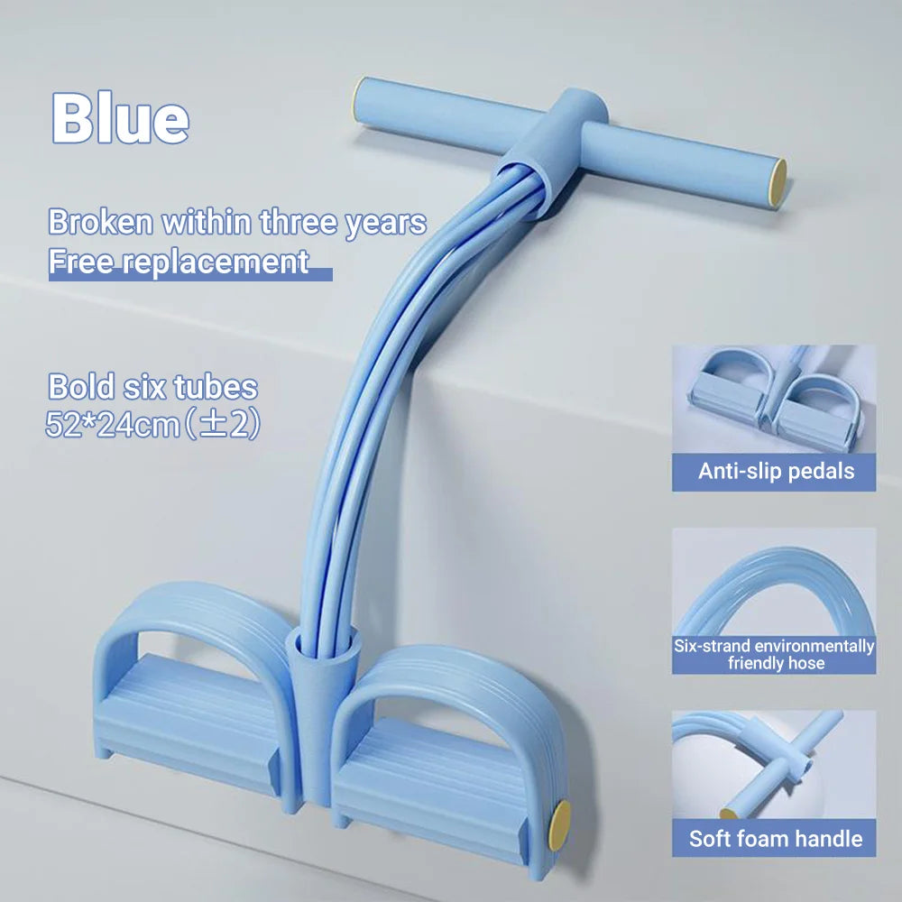 Crisluv 6-Tube Pedal Resistance Bands