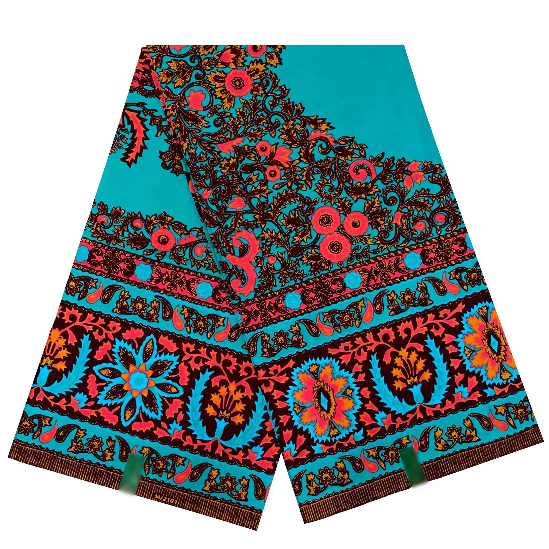 Popular Ankara Wax Fabric High Quality African Wax Print 100% Cotton Soft Pagne for Dresses Nepal