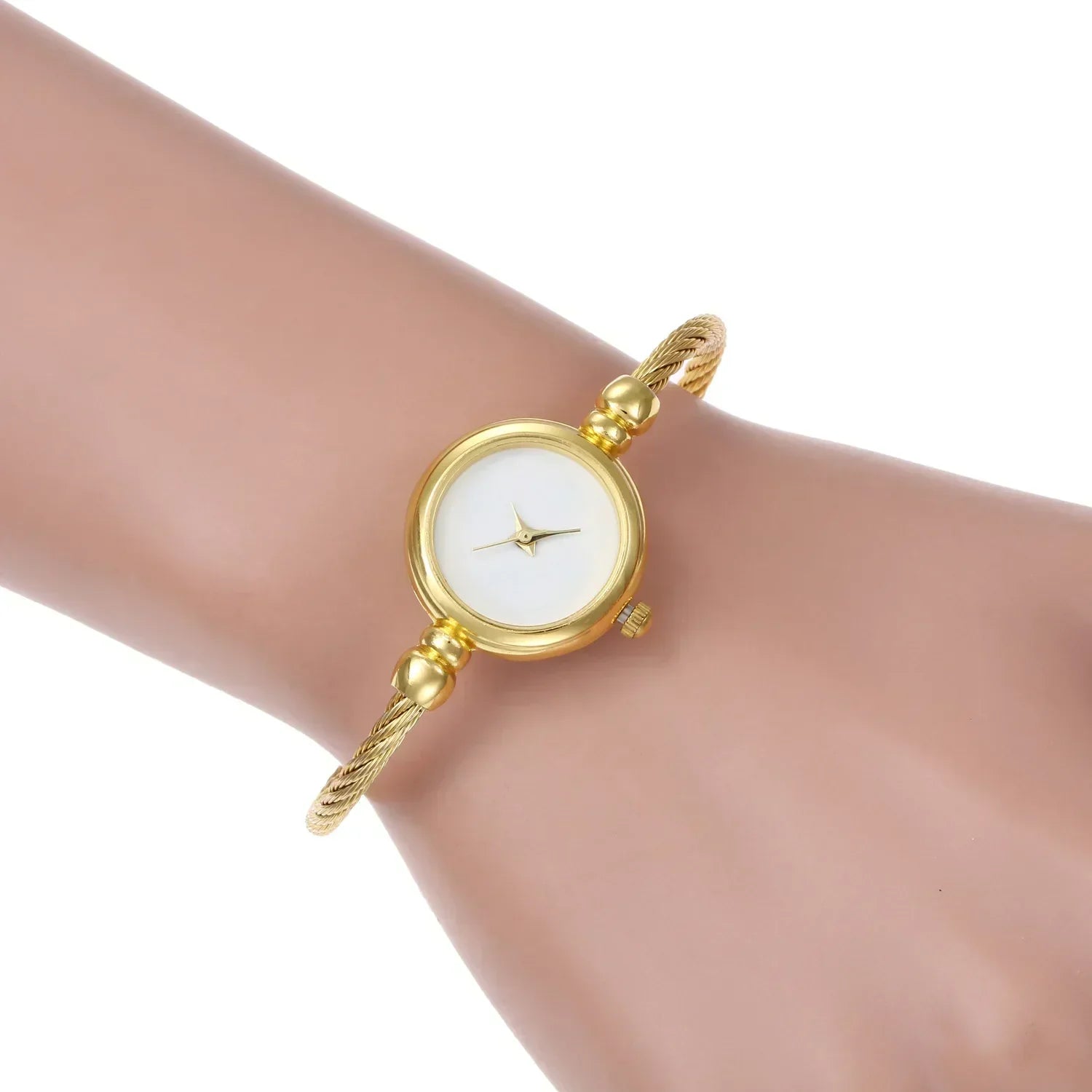 Crisluv Women’s Gold Bangle Quartz Watch