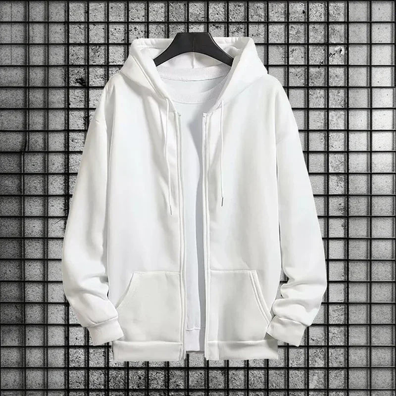 Winter Casual Womens Hooded Sweatshirt Sweatpants Set Sporty Jogger Outfit Autumn Urban Fashion Zipper Hoodies Women&