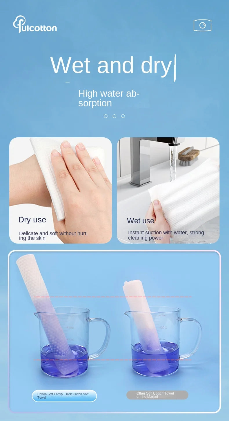 Baby Cotton Soft Towel Plain Weave 80 Disposable