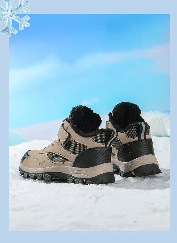 Crisluv Kids Plush Winter Snow Boots