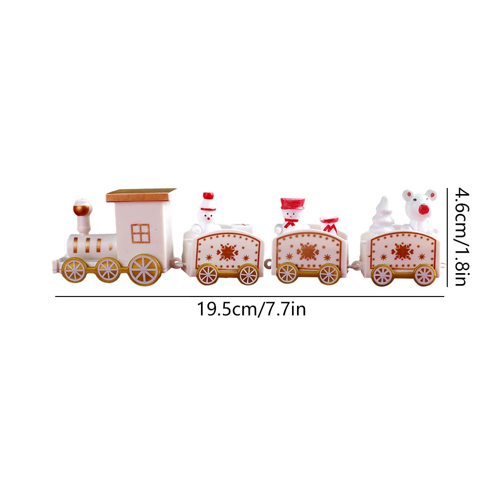 Christmas Train Merry Christmas Decorations For Home 2024 Cristmas Ornament Xmas Navidad Noel Gifts Happy New Year 2025 Gifts
