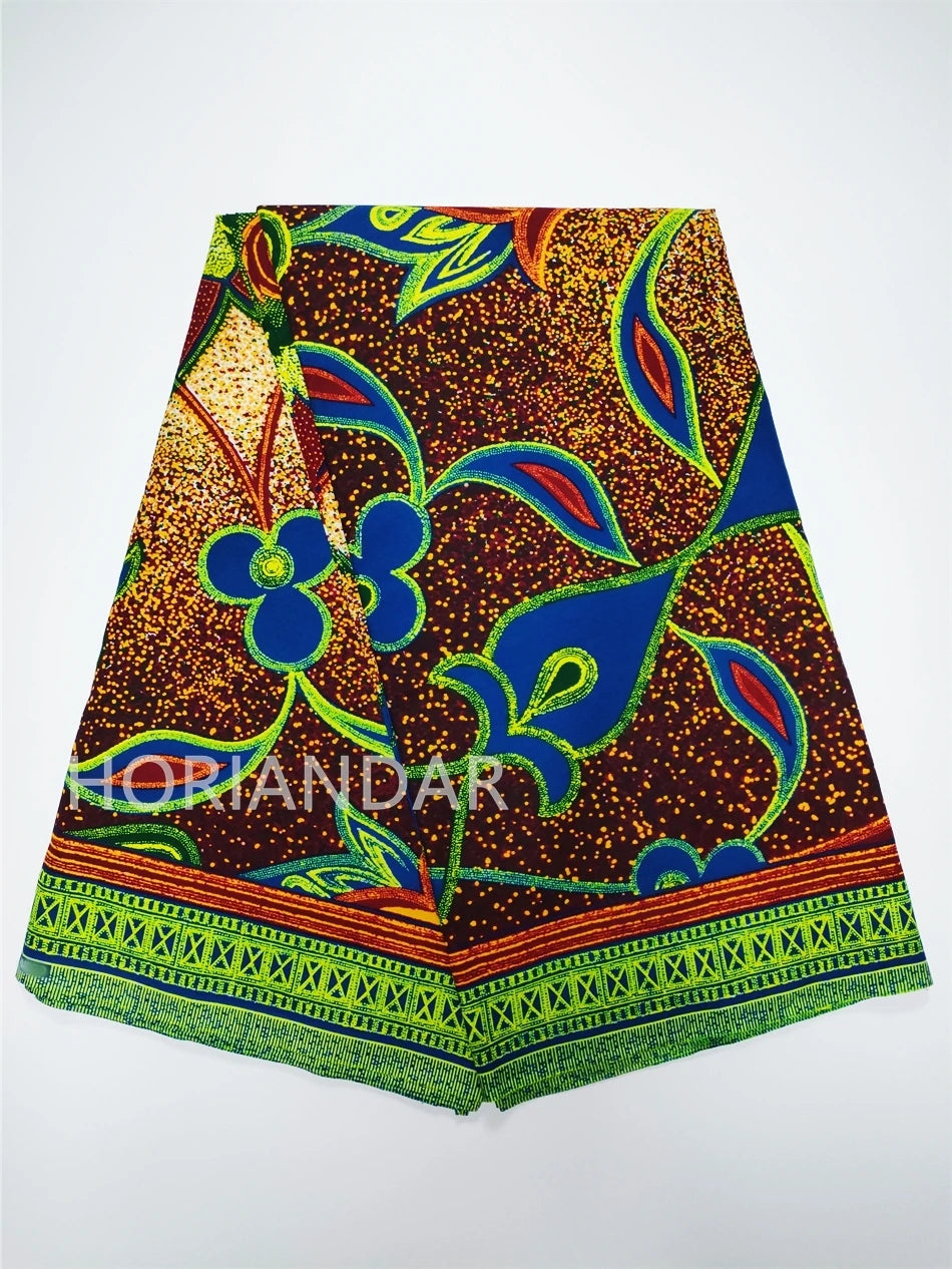 Veritable Dutch Hollandais Fabric Quality Printed Guaranteed Original African Fabric for Dress 100% Cotton Real Wax