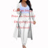 Women 2 Piece Tassel Outfit Set