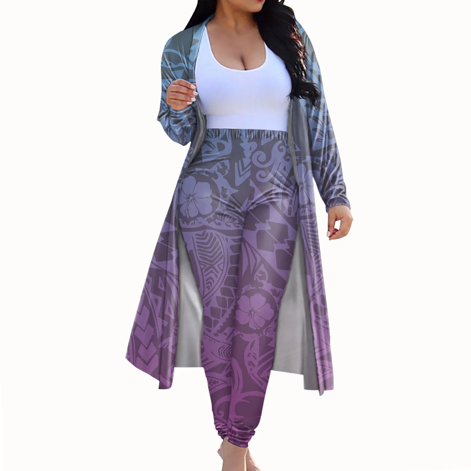 Women 2 Piece Tassel Outfit Set