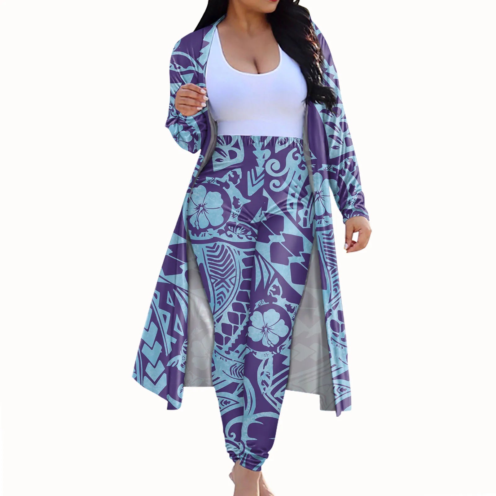 Women 2 Piece Tassel Outfit Set