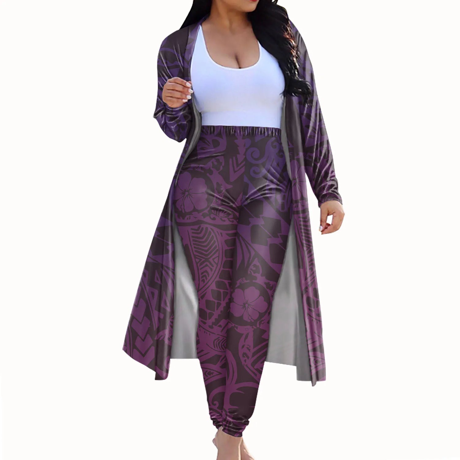 Women 2 Piece Tassel Outfit Set
