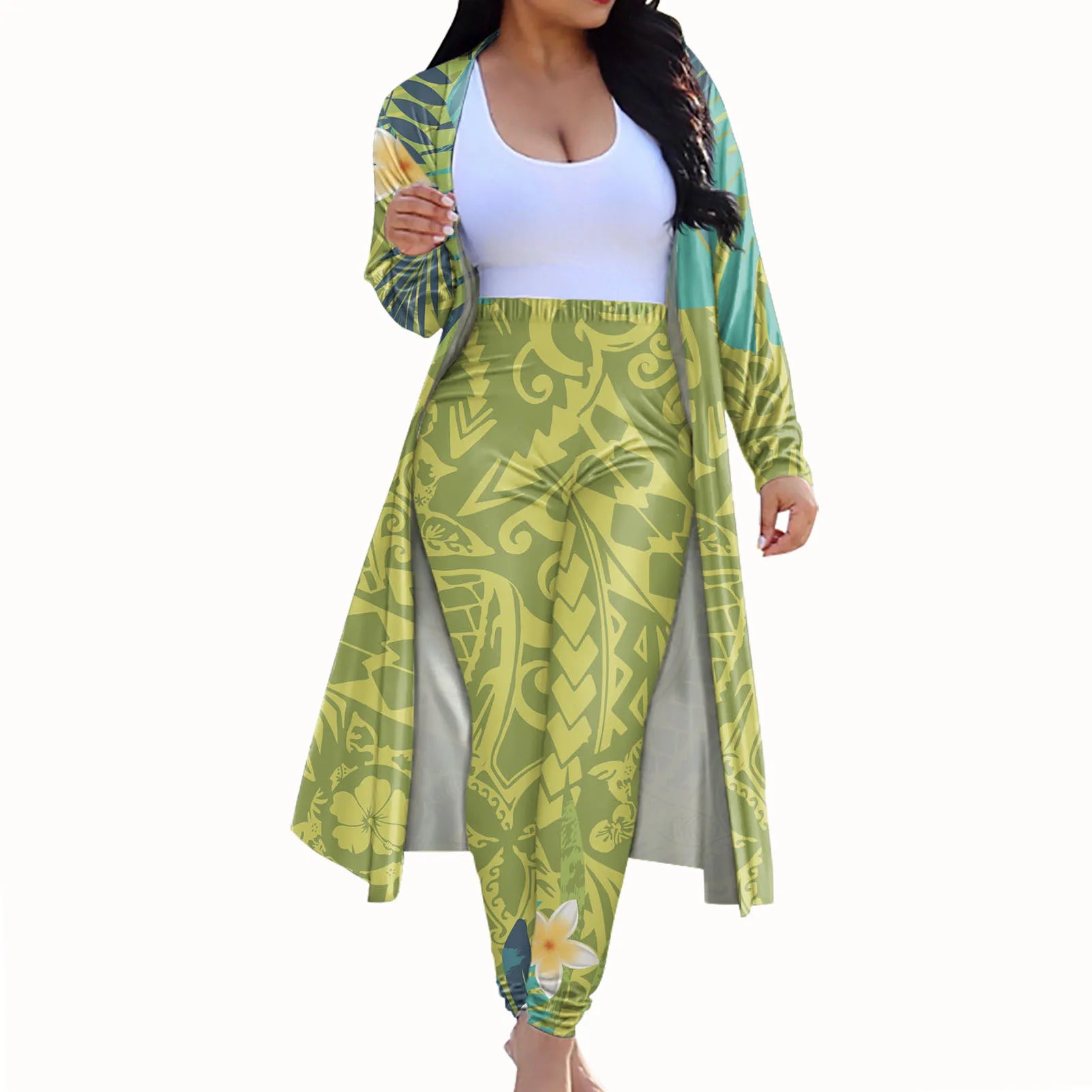 Women 2 Piece Tassel Outfit Set