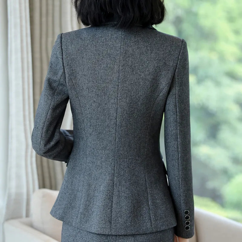 Crisluvᵀᴹ Women’s Elegant Office Blazer – Formal Work Jacket Outerwear