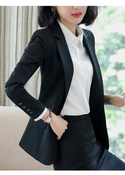 Crisluvᵀᴹ Women’s Elegant Office Blazer – Formal Work Jacket Outerwear