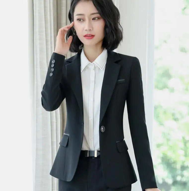 Crisluvᵀᴹ Women’s Elegant Office Blazer – Formal Work Jacket Outerwear