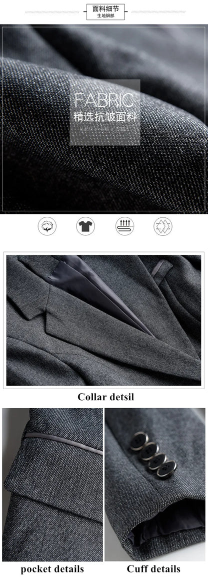 Crisluvᵀᴹ Women’s Elegant Office Blazer – Formal Work Jacket Outerwear