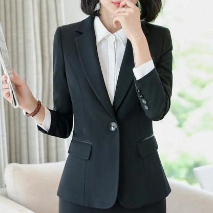 Crisluvᵀᴹ Women’s Elegant Office Blazer – Formal Work Jacket Outerwear