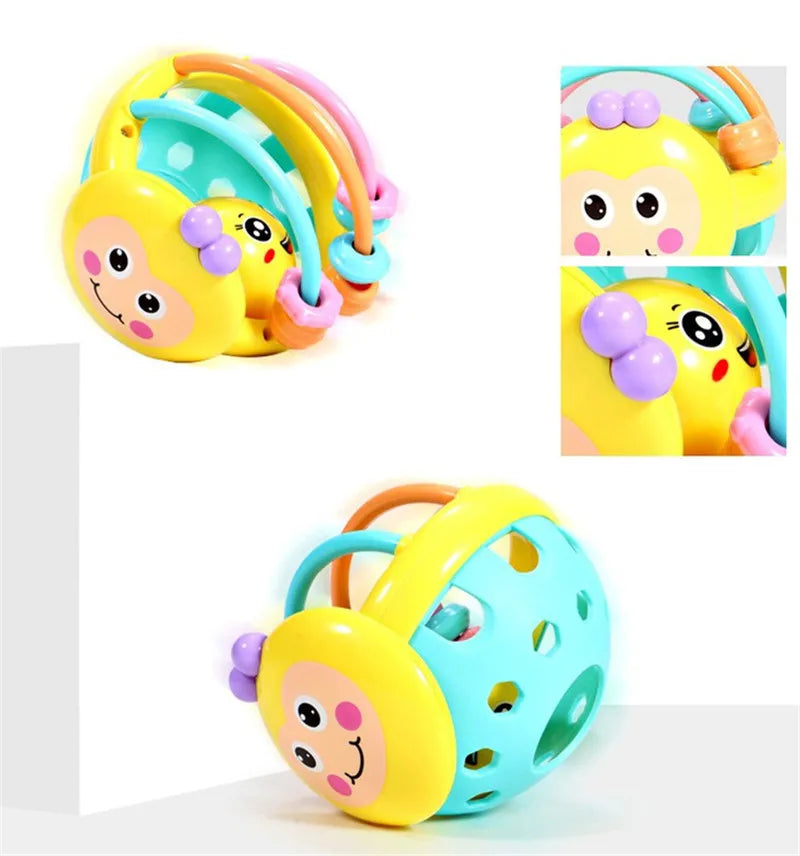 Baby Soft Teething Sensory Rattle Ball Toy