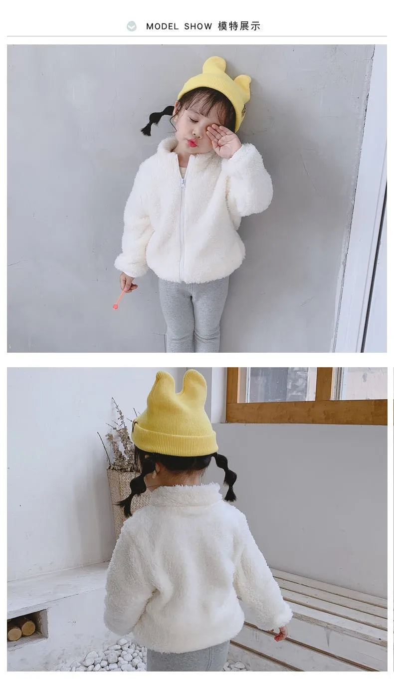 Crisluvᵀᴹ Kids Winter Fleece Jacket – Warm Boys &amp; Girls Outerwear Coat