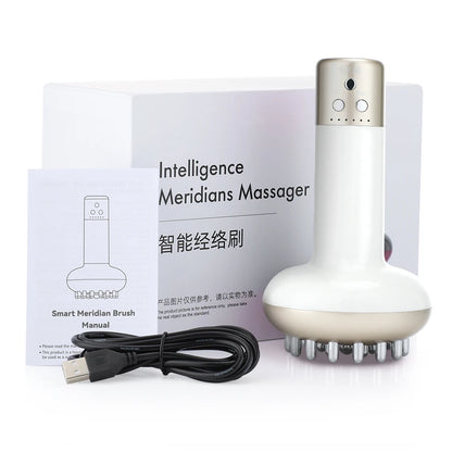 Electric Lymphatic Drainage Massager – Microcurrent Anti-Cellulite Body Brush