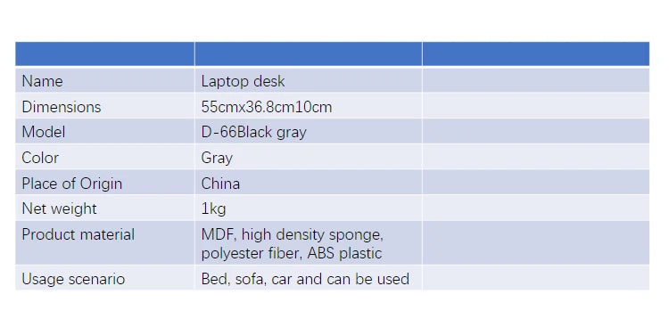 Multi Purpose Laptop Desk Leg Table